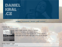 Tablet Screenshot of danielkral.cz